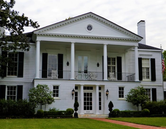 a house with a chimney